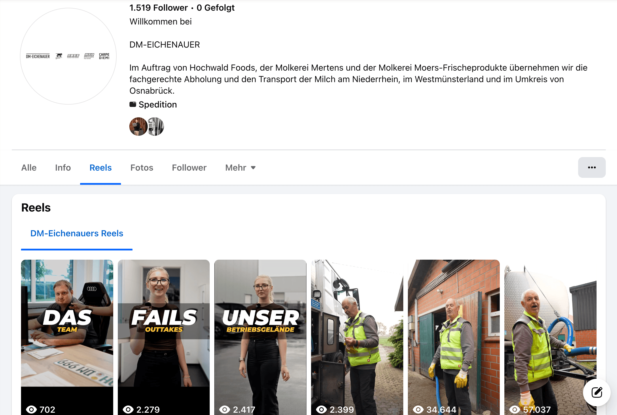 Facebook · 1.519 Follower · 57.000+ Views